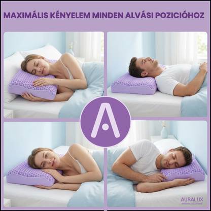 DreamFlow™ — ergonomikus méhsejt párna