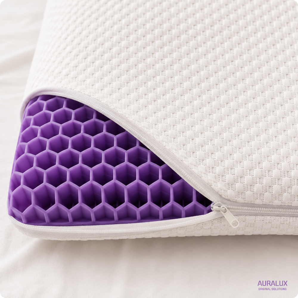 DreamFlow™ — ergonomikus méhsejt párna